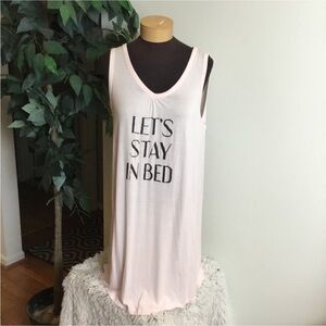 Apt 9 “Let’s Stay In Bed” sleeveless chemise Woman’s size Medium v neck